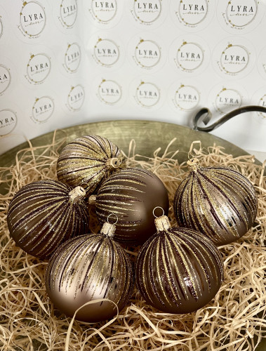 Vánoční paprsky hnědé