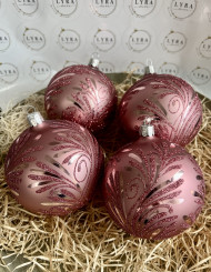 Lístek starorůžový 10cm