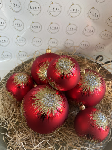 Prskavka červená 10cm