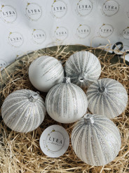 Vánoční paprsky - perleťově stříbrná Vánoční paprsky - perleťově stříbrná