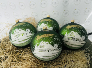 Chaloupka zelená 10cm