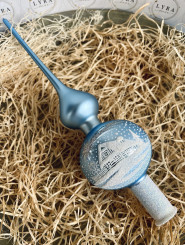 Chaloupka světle modrá - špice Chaloupka světle modrá - špice