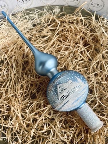 Chaloupka světle modrá - špice Chaloupka světle modrá - špice