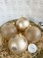 Hvězdičky šampaň 10 cm Hvězdičky šampaň 10 cm