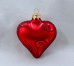 Ornament červený - srdce
