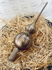 Vánoční paprsky hnědé - špice